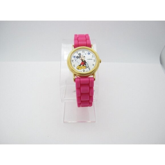 Women\'s Lorus Mickey Mouse Quartz WR Analog 31mm Dial Causal Round Watch (F96)